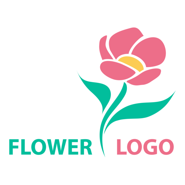 Flower Business Logo PNG Vector