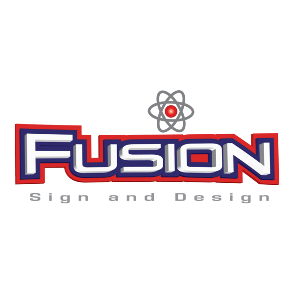 Fusion Sign & Design Logo PNG Vector