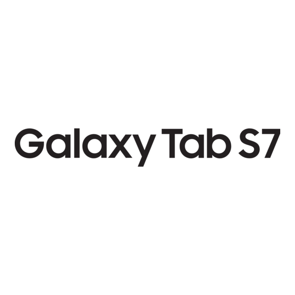 Galaxy Tab S7 Logo PNG Vector