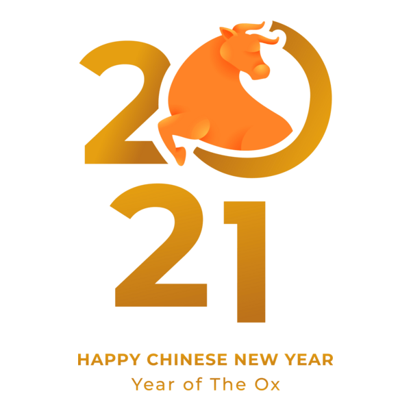 Happy Chinese New Year 2021 Logo PNG Vector