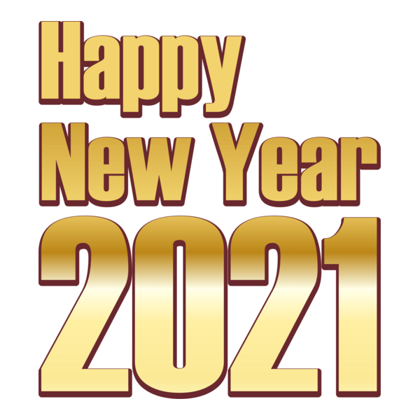 Happy New Year 2021 Logo PNG Vector
