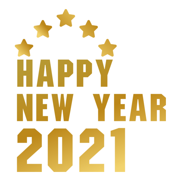Happy New Year 2021 Logo PNG Vector