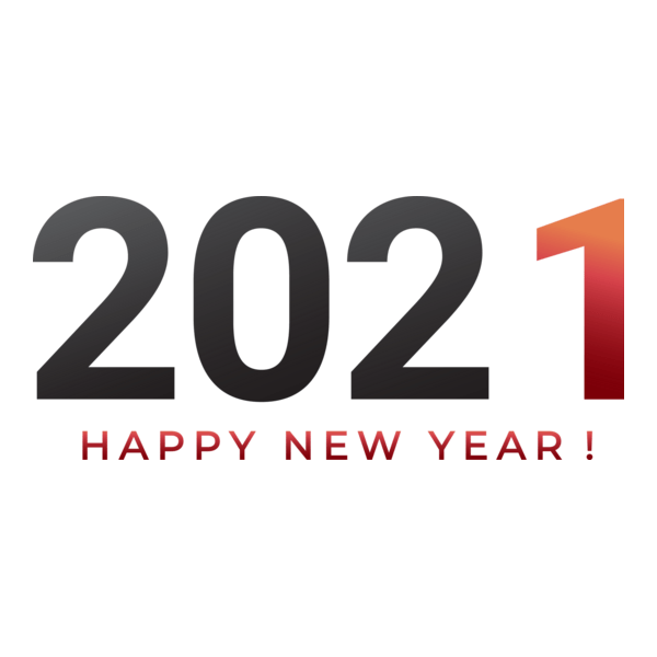 Happy New Year 2021 Logo PNG Vector