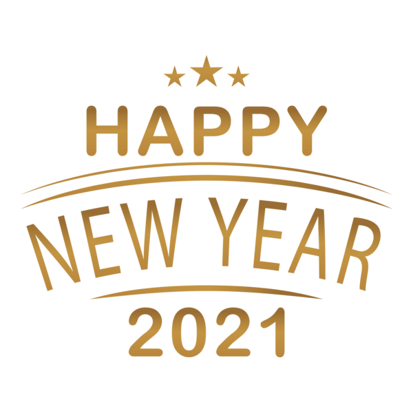 Happy New Year 2021 Logo PNG Vector
