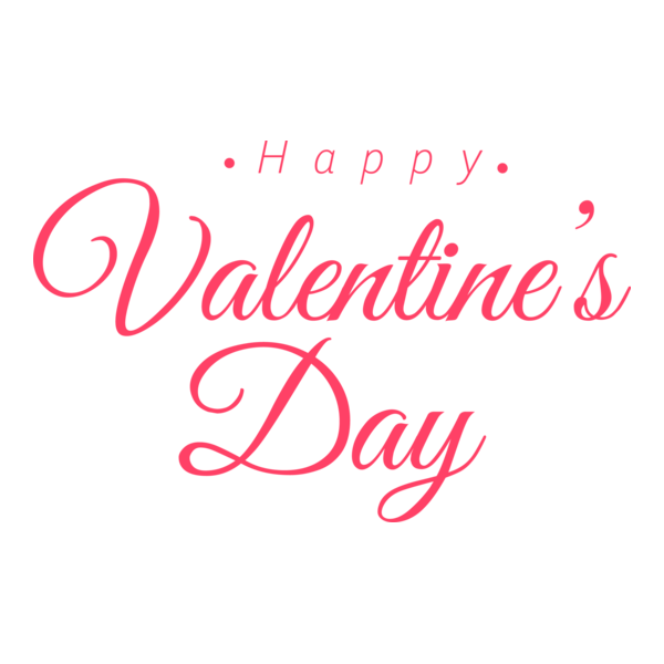 Happy Valentine's Day Logo PNG Vector