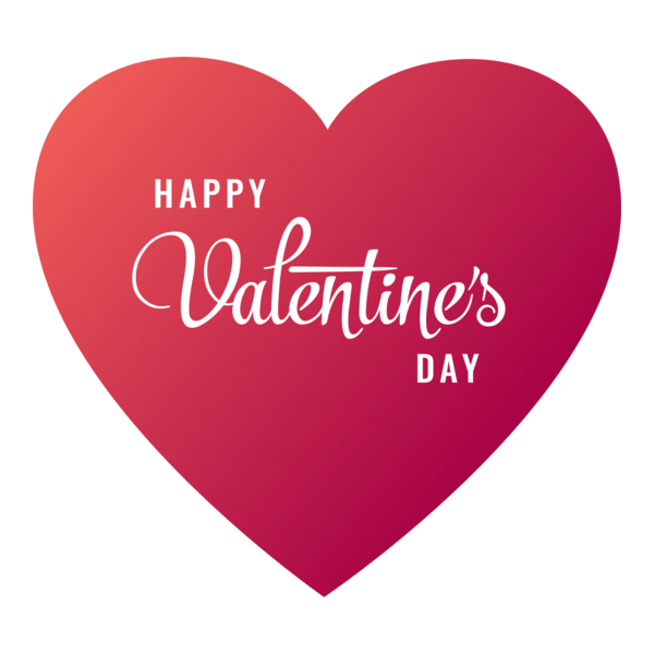 Happy Valentine's Day Logo PNG Vector
