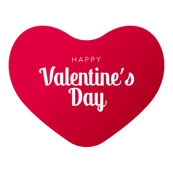 Happy Valentine's Day Logo PNG Vector