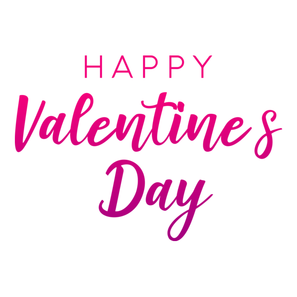Happy Valentine's Day Logo PNG Vector