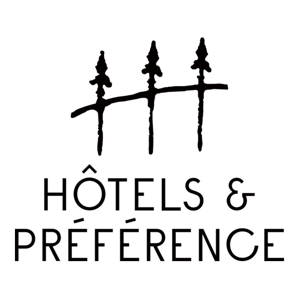 Hôtels and Préférence Logo PNG Vector