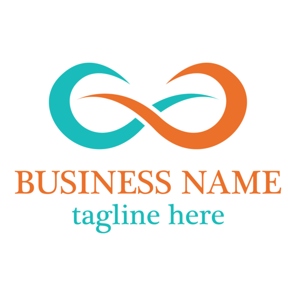 Infinity Shape Logo PNG Vector