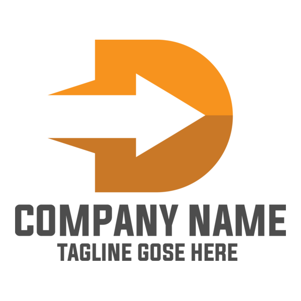 Letter D Company Logo PNG Vector