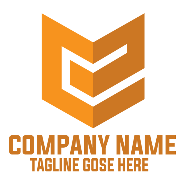 Letter E Modern Company Logo PNG Vector