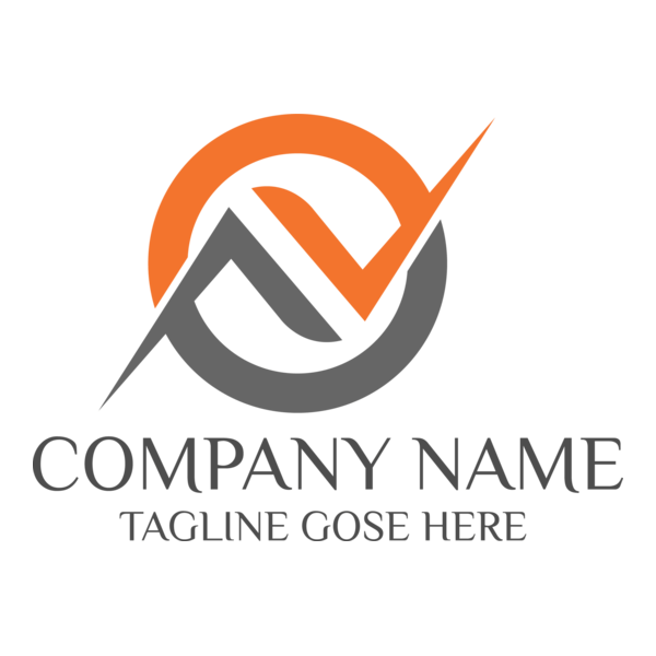 Letter N Minimal Logo PNG Vector