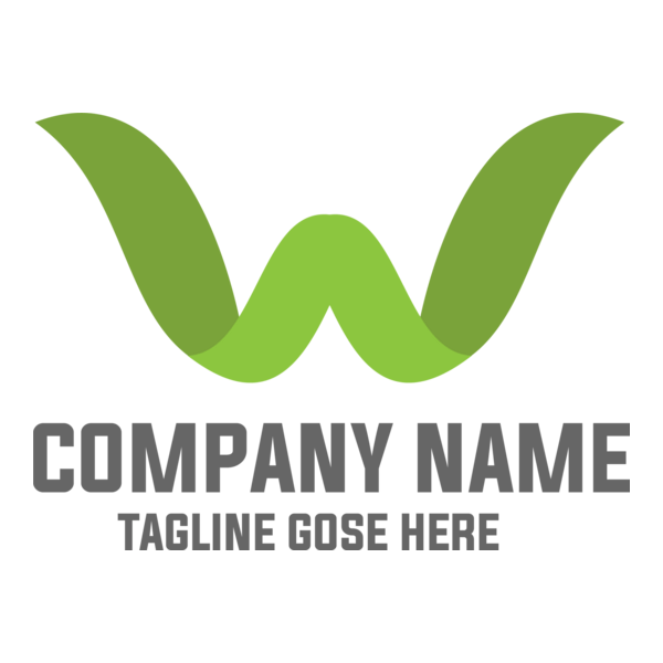 Letter W Business Logo PNG Vector