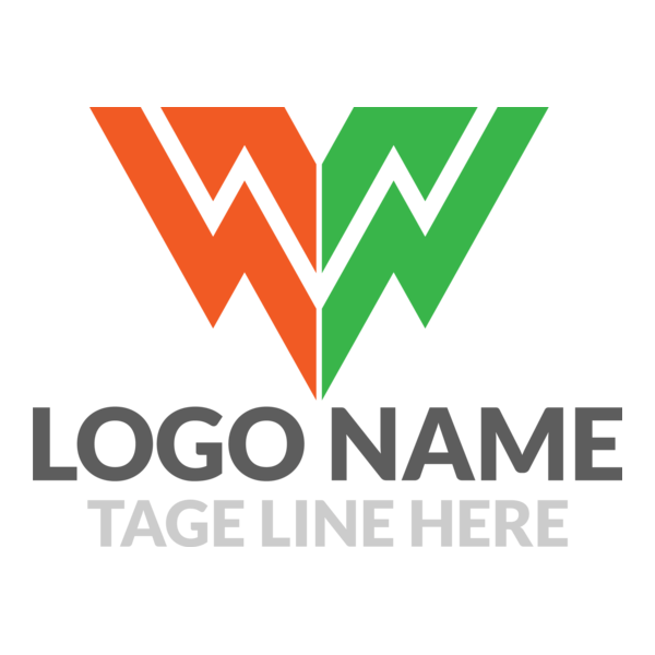 Letter W Business Logo PNG Vector