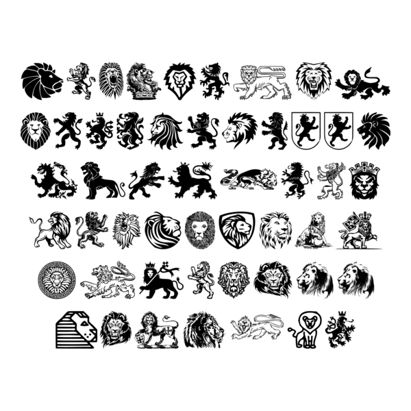 Lion Logo PNG Vector