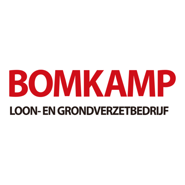 Loon en grondverzetbedrijf Bomkamp Logo PNG Vector