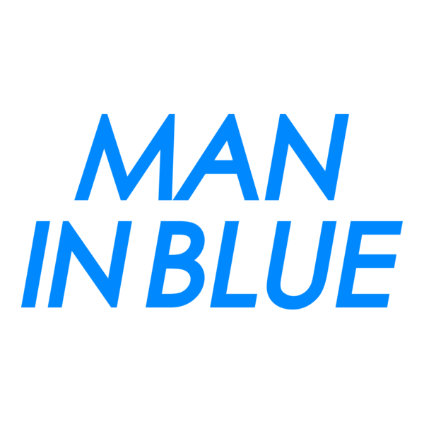Man in Blue Logo PNG Vector