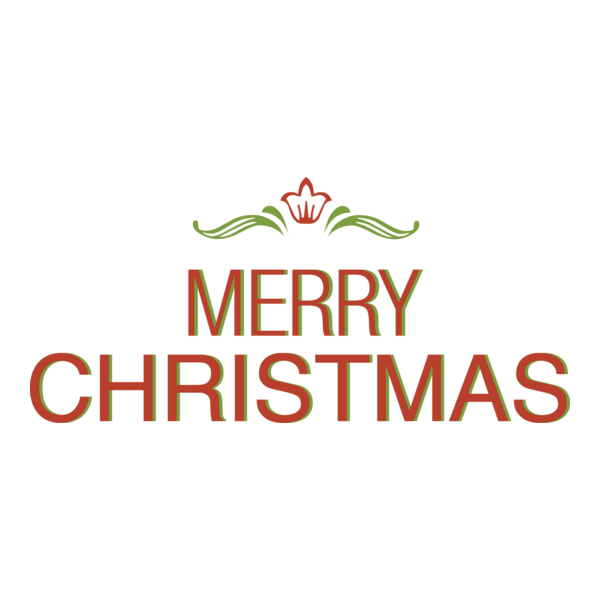 Merry Christmas Logo PNG Vector