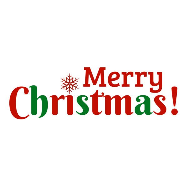 Merry Christmas Logo PNG Vector