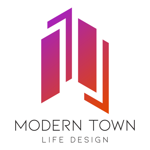 Modern Building Town Logo PNG Vector