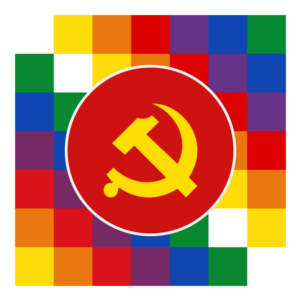 Nueva Bandera Whipala Bolivia Logo PNG Vector