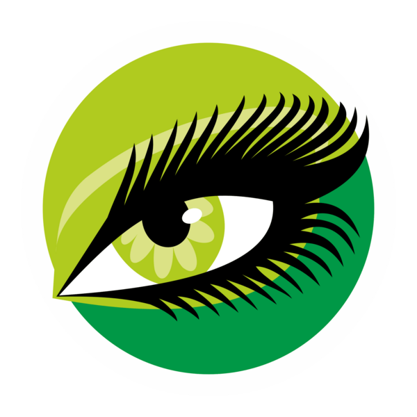Olho verde | Green eye Logo PNG Vector