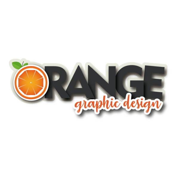 Orange Graphic Design Logo PNG Vector