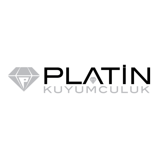 Platin Kuyumculuk Mücevherat Logo PNG Vector