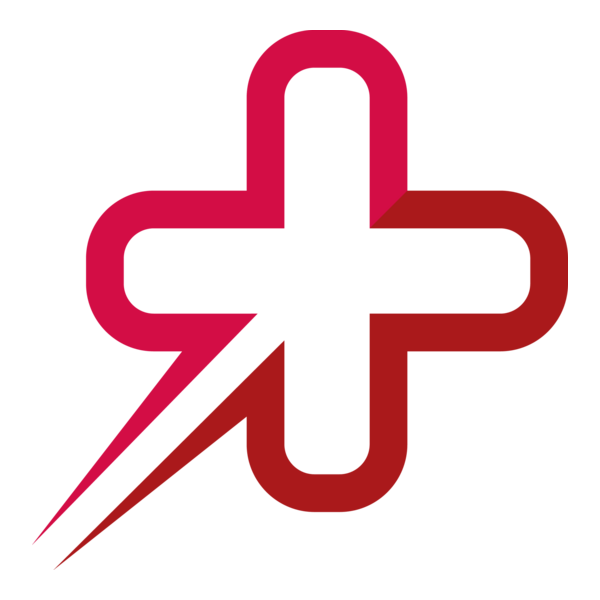 Red Medical Health Logo PNG Vector