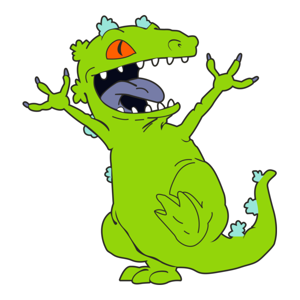 Reptar Rugrats Logo PNG Vector