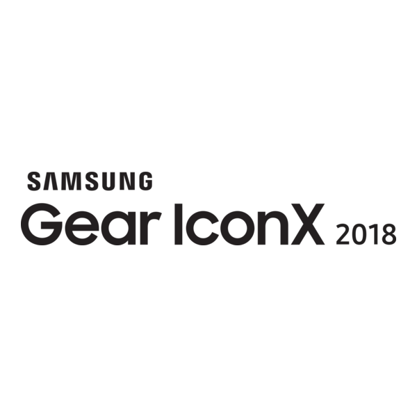 Samsung Gear IconX 2018 Logo PNG Vector