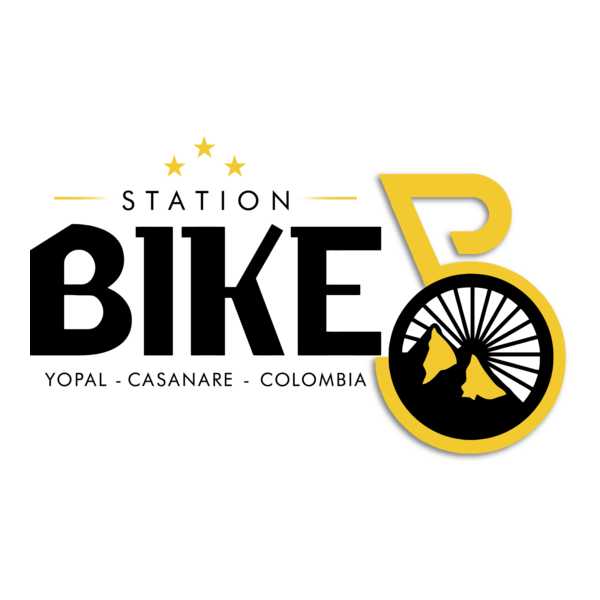 Station Bike Logo PNG Vector