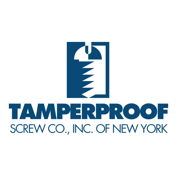 Tamperproof Screw Logo PNG Vector