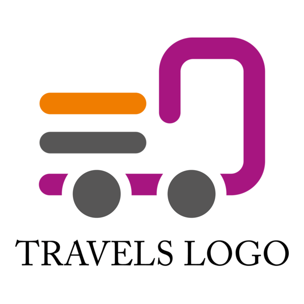 Travel Truck Logo PNG Vector