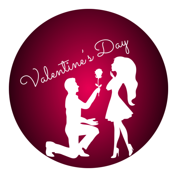 Valentine's Day Logo PNG Vector