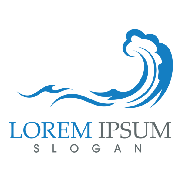 Water Wave Logo PNG Vector