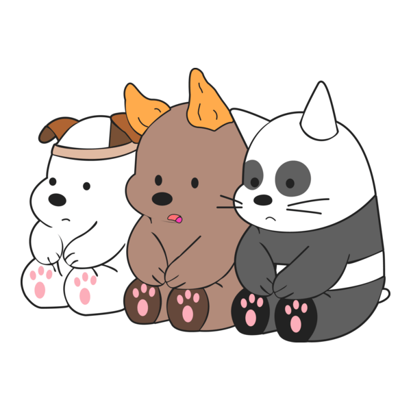 We Bare Bears Cosumes Logo PNG Vector