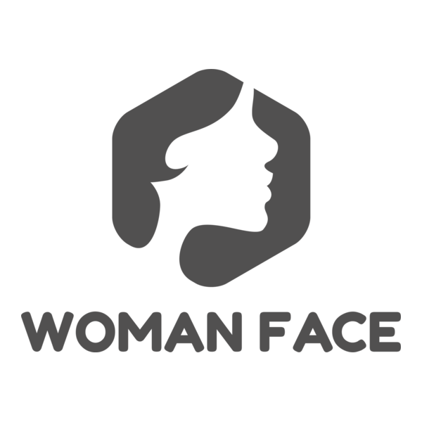 Woman Face Logo PNG Vector