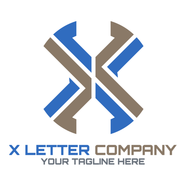 X Letter Company Logo PNG Vector