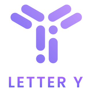 Abstract Purple Letter Y Logo PNG Vector