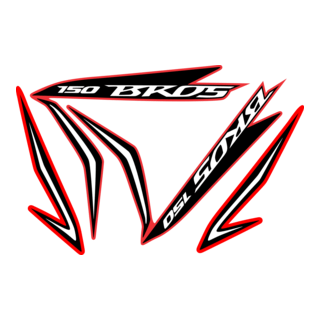 Adesivo Faixas Moto Honda Bros 150 2013 Es Esd Ver Logo PNG Vector