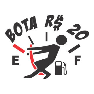 Adesivo para Tampa de combustivel de carro Bota 20 Logo PNG Vector