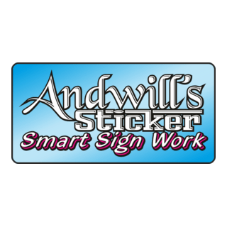 Andwill's Sticker Logo PNG Vector