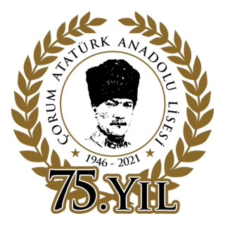 Atatürk Anadolu Lisesi 75.YIL Logo PNG Vector