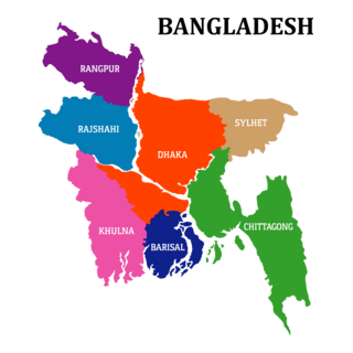 Bangladesh Map Logo PNG Vector