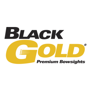 Black Gold Premium Bowsights Logo PNG Vector