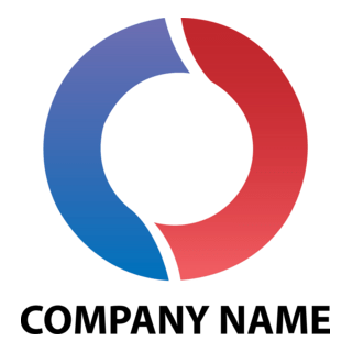 Circle O Letter Logo PNG Vector