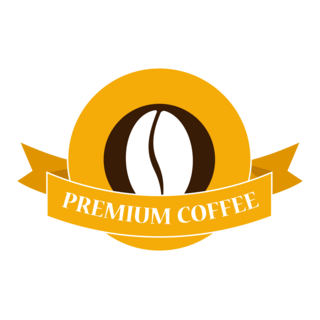 Coffee Premium Shop Logo PNG Vector