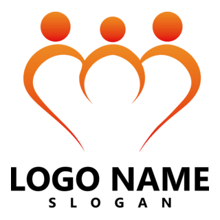 Community People at Heart Logo PNG Vector